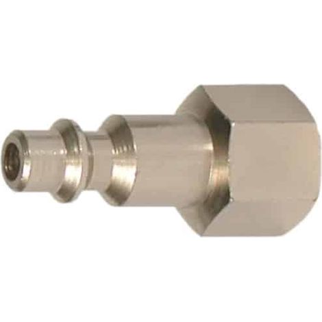 Lacme – Raccord rapide en acier trempé 1/4'' femelle – Connexion sécurisée pour plomberie – Filetage femelle – Pour projets de bricolage
