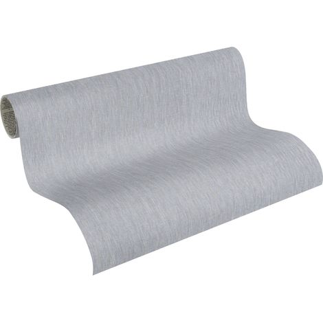 Magnetische Tapete in Silber Grau Metallic Vinyltapete magnetisch ideal für Büro und Küche Moderne Magnettapete selbstklebend als Tapetenpaneel (1/2)