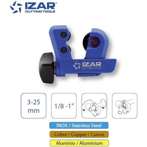 coupe tube Izar compact 3 à 25 mm pour inox cuivre et aluminium