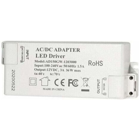 LED Transformateur 48W Driver 12V,LED Transformateur 48W Driver 12V,Transformateur pour luminaire