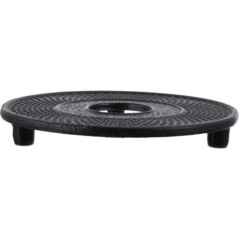 Panneau isolant rond en fonte décoratif, avec motifs rétro pour poêles, casseroles et assiettes, idéal pour la décoration de la table de cuisine campagnarde - couleur aléatoire (1/5)