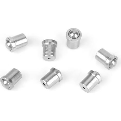 5 pièces billes de positionnement précises en acier inoxydable 304, vis à ressort lisse avec bille poussoir, φ 3x4 mm (1/5)