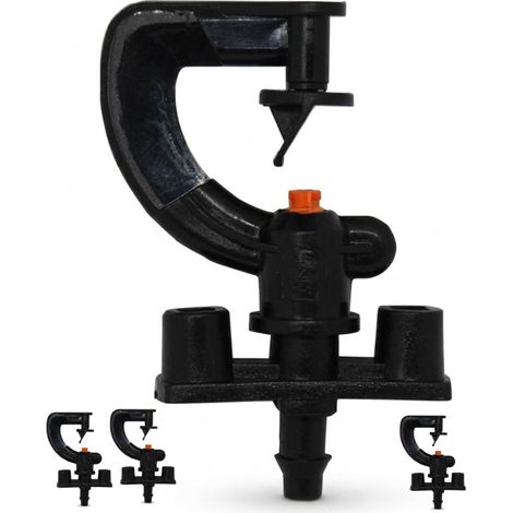 180°-Mikrosprinkler für Garten und Obstplantage Sprühsprinkler Bewässerungssprinkler mit einem Radius von bis zu 2,4 m (1/5)
