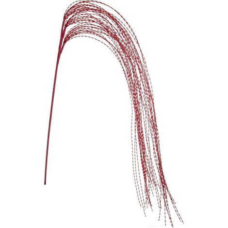 RAMO ARTIFICAILE CAPELLI D'ANGELO ROSSO BIZZOTTO 28X130H