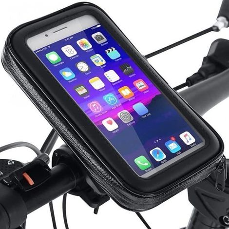 Support de téléphone portable étanche 6,5 pouces pour vélo, sacoche de guidon idéale pour la navigation, sacoche de guidon moto, support de vélo, accessoires de vélo (1/5)
