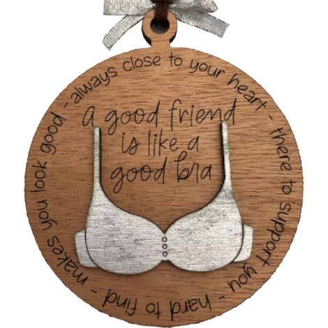 (Weiß) Dekorativer runder Anhänger aus Holz, lustige Weihnachtsdekoration, Christbaumschmuck (1/2)