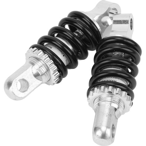 1 paire d'amortisseurs réglables à ressort de suspension arrière pour scooter et moto, 105 mm (1/5)