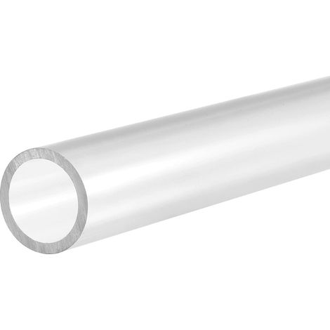 Tuyau Rigide en PVC Rond Tube PVC 20mm Diamètre Interne 25mm Diamètre Externe 0.2m Transparent Haut Transparence pour Eau Tube Artisanats Présentoirs (1/5)