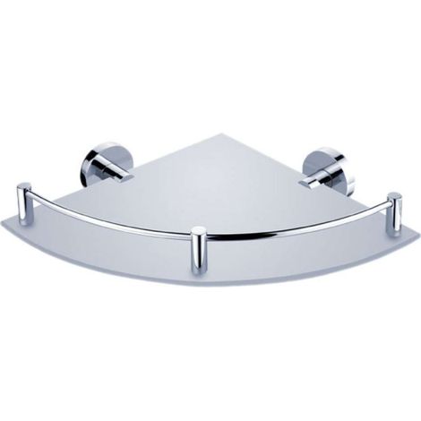 Nimco Unix - Eckablage, mattes Glas/Chrom UN 13091RA-26