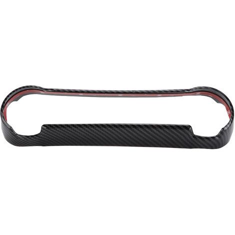 Couvercle de panneau de climatisation de commande centrale, cadre de garniture en Fiber de carbone, décor de remplacement pour RAV4 2019 2021 (1/5)