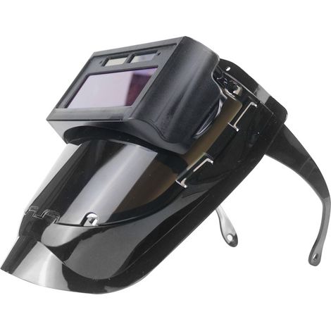 Casque de soudage automatique, teinte réglable DIN 9-13, avec 2 capteurs et 5 verres, pour TIG/MIG/Arc (1/4)