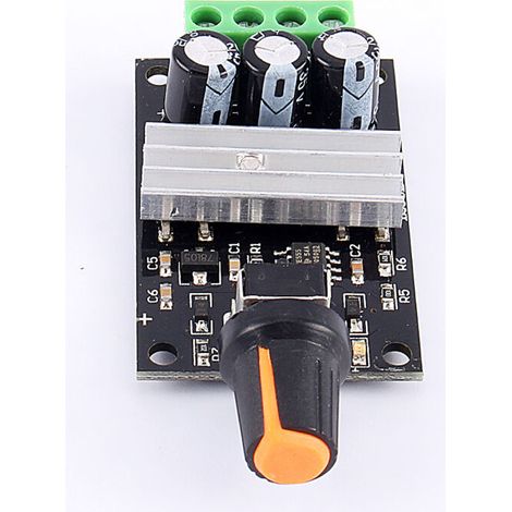 DC 6-28V 3A PWM-Regler zur Motordrehzahlregelung + Einstellknopf
