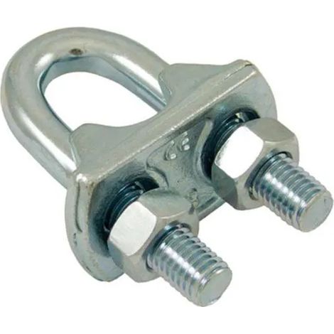 Morsetto per cavi chaubeyre 8360003 acciaio zincato 8 mm