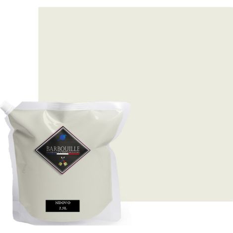 Peinture acrylique mat murs et plafonds 2,5L Blanc Ivoire Ndovo