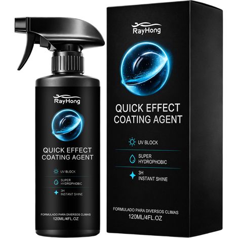 Spray céramique automobile RAYHONG - Améliore la brillance de la peinture, protection UV 120 ml (1/5)