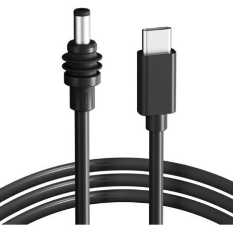 Câble d'alimentation mini USB C vers DC Starlink 5M/16FT, entrée USB Type-C 100W vers cordon de charge à prise cylindrique étanche, fonctionne avec une source PD 65W+ (1/5)