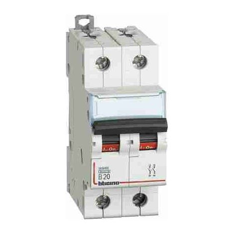 BTIFN82B20 Interruttore magnetotermico modulare BTDIN60 2P curva B - In= 20A