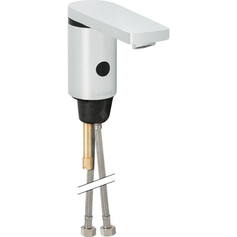 Geberit Public - Robinet de lavabo électronique, avec mitigeur, alimentation par pile, chrome brillant 116.246.21.1 (1/3)