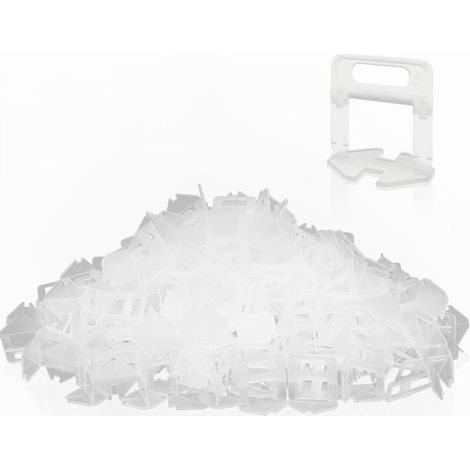 500 Pièces Croisillon Carrelage Autonivelant Kit Système de Nivellement de Carrelage de 2mm Carrelage Croisillon Autonivelant pour Carrelage Carrelage Sol Carreaux de Mur (1/4)