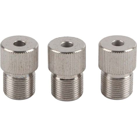 3pcs 5mm Drill Chuck Adapter Sleeve Woodworking Drill Bit Accessory High Carbon Steel for Home and Commercial Use MUMU (1/4)