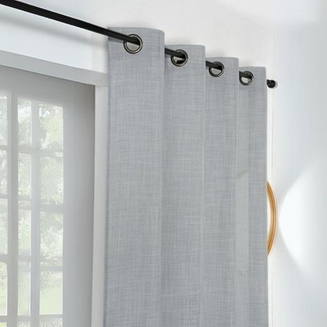 Voilage tamisant Tamise Bleu 140x240 cm (1/3)