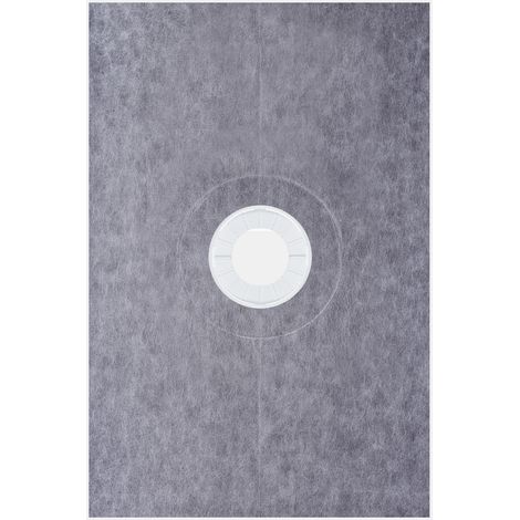 Mophorn Kit de ducha impermeabilizante, bandeja de drenaje central de 48" x 72", sistema completo de ducha de baño para proyectos DIY (1/5)