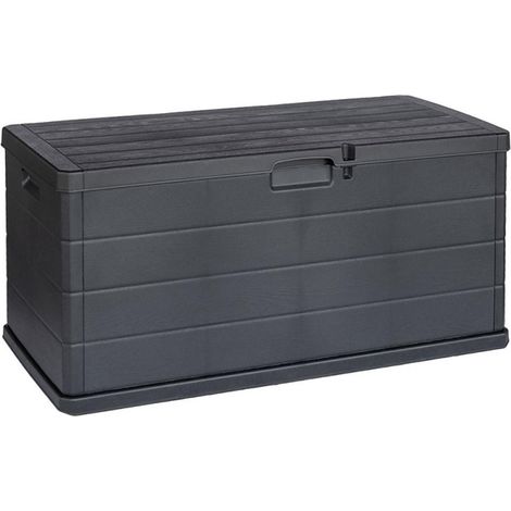 PROGARDEN baul alpha 118x59x57 cm antracita , Baul Alpha 118x59x57 cm antracitaBaul ResinaMedidas: 118x59x57cm Color antracita Material: polipropileno.
-Apertura su (1/6)