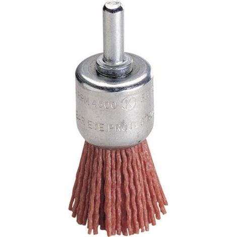 Brosse ronde en nylon Wolfcraft 25 mm HEX 1/4'' rugueux (1/3)