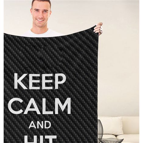 Couverture personnalisée logo Honda BL883-3 150x200 cm, plaide en tissu doux pour voiture, motif auto customisable, couverture de lit ou canapé. (1/3)