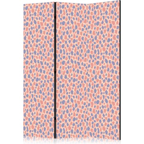 Paravent artgeist bunte muster blau rosa 135x172 cm