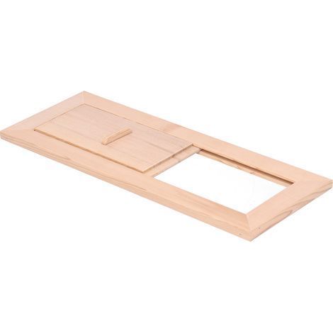 Verstellbares Lüftungsgitter aus Holz für Sauna und Dampfbad, Lüftungszubehör (1/5)