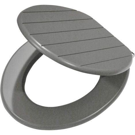 TIGER Sedile per WC Baya MDF, Grigio Lava (1/4)