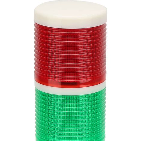 Voyant d'avertissement LED 24V DC pour machine, signal lumineux continu d'indication et de précaution. (1/5)