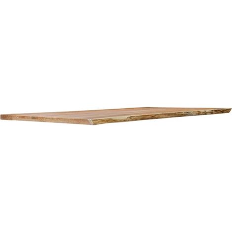 Plateau de table de repas 200 x 100 cm en bois d'acacia massif - OTTAWA
