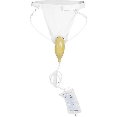 Poche à urine en silicone anti-fuites, recueil-cathéter, aide à la rétention urinaire pour l'incontinence urinaire (1/3)