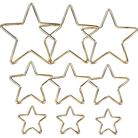 Étoiles Décoratives en Métal Anneaux (1/5)