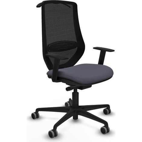 Piqueras y Crespo Mardos Silla de oficina negra confortable (1/3)