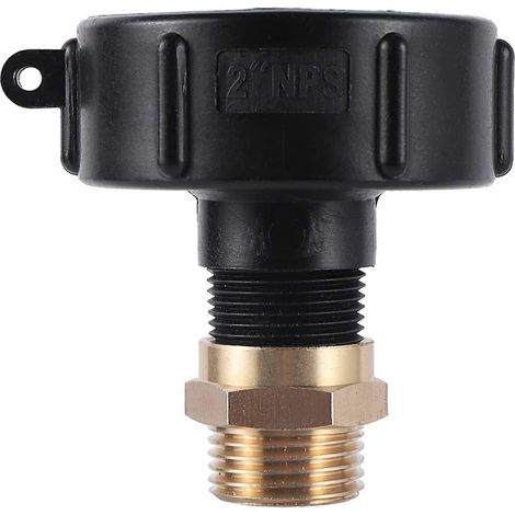 Adaptateur pour réservoirs IBC S60X6, robinetterie pour réservoirs de stockage d'eau, raccord pour conteneurs IBC, tuyaux d'arrosage, robinets, vannes, raccord durable (1/5)