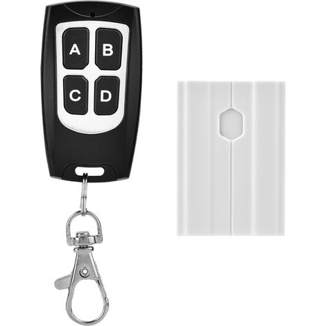 Drahtloser Code-Lerncontroller mit 4-Tasten-RF-Modul und 4 Fernbedienungen (1/5)