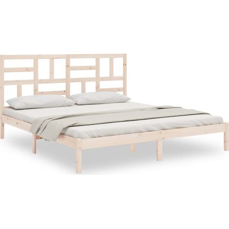 Maison Exclusive - Massivholzbett ohne Matratze 200x200 cm