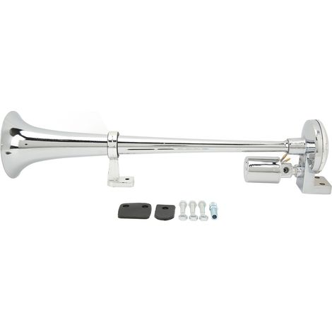 Eosnow Single Trompete Luftkompressor Horn 150 dB 12V Super lautes Universal Fit für Car Trucks Boote Motorräder