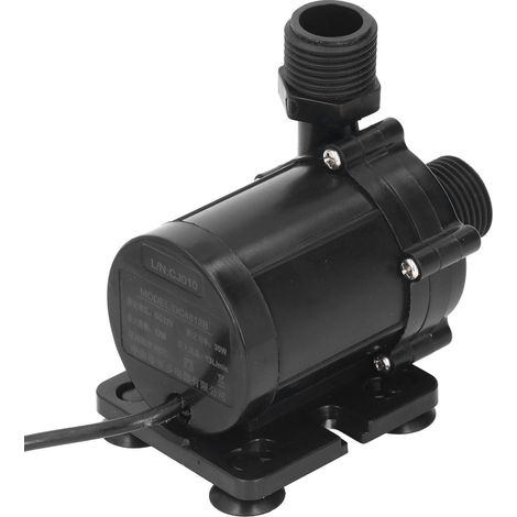 Pompe de surpression à moteur sans balais, faible bruit, 12 V CC, 30 W, débit de 13 l/min, hauteur de refoulement de 12 m pour chauffage (1/5)