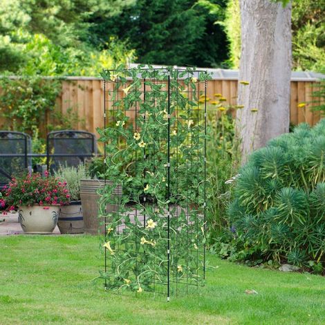 Supporto a traliccio da giardino per piante rampicanti, 122x86 cm