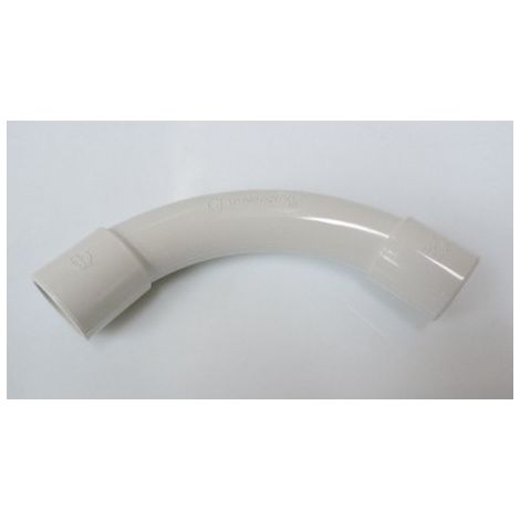 Coude gris Ø 25mm RAL7035 pour tube IRL 3321 tulipé (à l'unité) Hk Tubitech IBOCO B20134 (1/3)