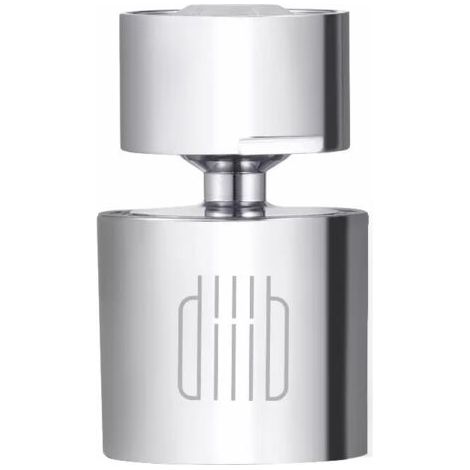BUNTHAUS Aérateur de Robinet,360 °Pivotant Mousseur Filtre Robinet avec 2 Modes de Pulvérisation Antiéclaboussures Détartrage Accessoires pour Évier de Cuisine de Salle de Bain, (1/5)