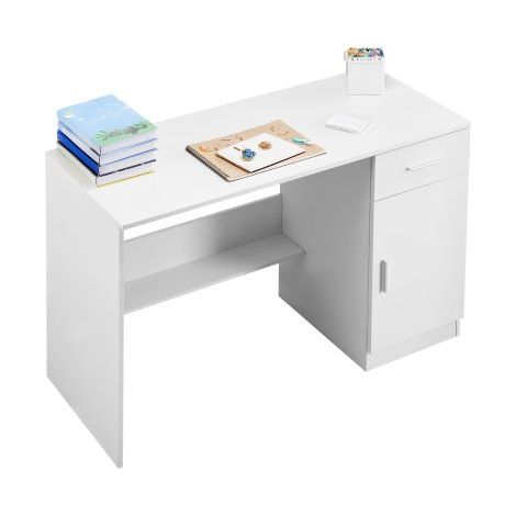 Petit bureau avec tiroir pour chambre à coucher table d'étude (1/5)