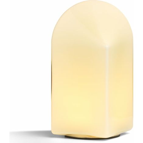 [NEUWERTIG] B-Ware Hay Tischleuchte Lampe Led Parade Shell White Glas Warmweiss Dimmer Kabel