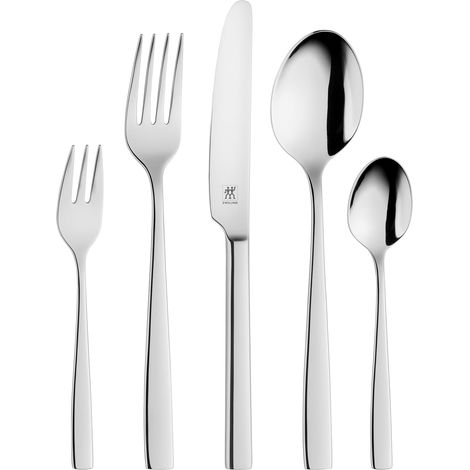 ZWILLING Set di 30 Posate da Tavolo, Per 6 Persone, Acciaio Inox 18/10 di Alta Qualità, Lucidato Serie Roseland (1/5)