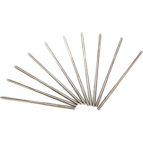 Lot de 10 alésoirs en acier rapide rectifiés de 1,8 mm pour machines à queue droite