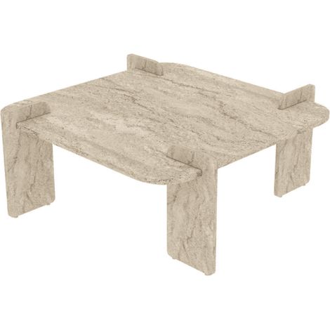 Tavolo da salotto con bordi arrotondati L90 cm NOMA